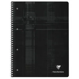 Clairefontaine Cahier spiralé 68252C trié par couleur DIN A4 quadrillé avec marge intérieure/extérieure Nombre de pages: pas cher