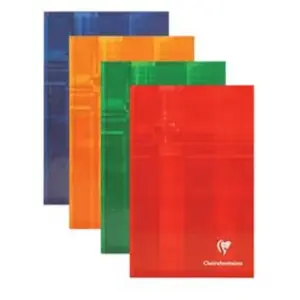 Clairefontaine Brochure Rembordée Orange 11x17cm 192 pages Q.5x5 pas cher