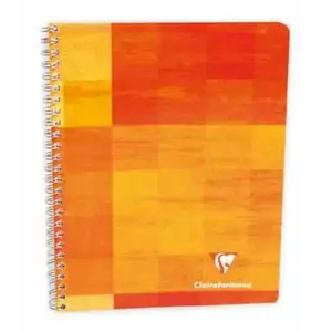 Clairefontaine Cahier à Spirales Orange A4 224 pages Séyès pas cher
