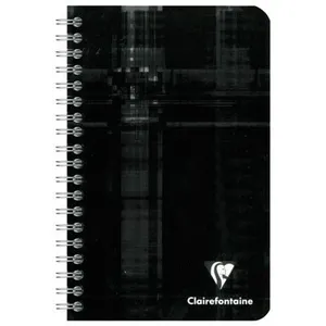 Clairefontaine 8602C Un Carnet à Spirale - 11x17 cm - 180 Pages Petits Carreaux - Papier Blanc 90 g - Couverture Carte Pelliculée Couleur Aléatoire pas cher