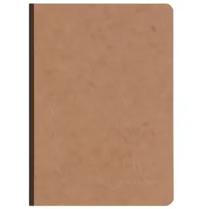 C RHODIA Age Bag carnet broché 14,8x21cm 192p ligné tabac - 79546C pas cher