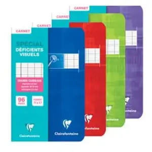 Clairefontaine Carnet piqûre 110 x 170 mm, Séyès 2,5 agrandi pas cher
