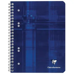 Clairefontaine Cahier reliure intégrale 16x21 160p ligné perfo. 6 trous pas cher