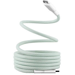 T'nB Câble de charge TNB USB-C/USB-C 1.5m gaine aimantée vert pas cher
