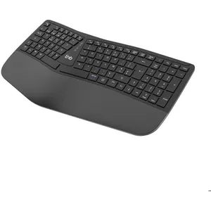 TnB - ERGO - Clavier ergonomique sans fil rechargeable Bluetooth + 24G... pas cher