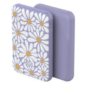 T'nB FLOWER EXCLUSIV - Banque d'alimentation - MagSafe - 5000 mAh - 20 Watt (24 pin USB-C) - mauve pas cher