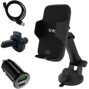 Support smartphone TNB voiture motorisé 3 en 1 avec chargeur pas cher