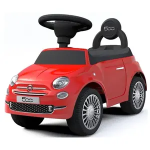TURBO CHALLENGE Porteur sonique FIAT 500 - Rouge - Pour enfant à partir de 12 mois pas cher