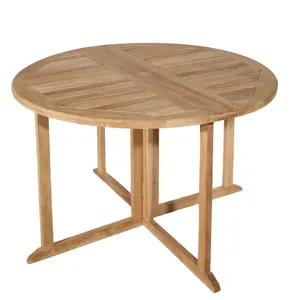 Table papillon en bois teck massif JARDITECK pas cher