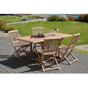 Table rectangulaire extensible 120-180x90 cm JARDITECK pas cher