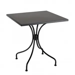 MACABANE VIANNEY - Table de jardin carrée 2 personnes 70x70cm pas cher