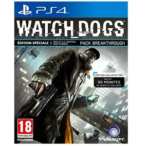 Logithéque Watch Dogs Edition Spéciale Fnac PS4 pas cher