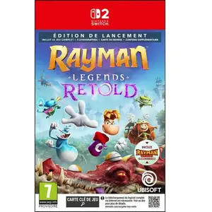 Ubisoft Rayman Legends Retold Edition de lancement Nintendo Switch 2 pas cher