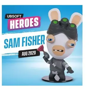 UBISOFT Figurine Rabbid Sam Fisher Heroes pas cher