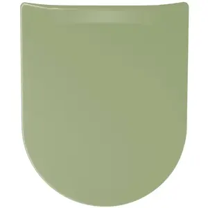 Abattant de WC - OLFA - Wood Slim - Déclipsable - Bois réticulé - Vert tilleul 36.5x48 cmVendu parrakuten