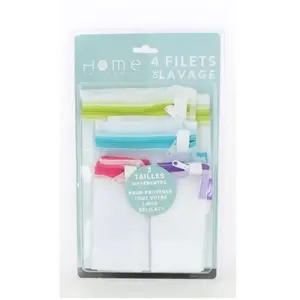 Filet à linge par 4 pour Lave-linge - 92009 - HOME EQUIPEMENT pas cher