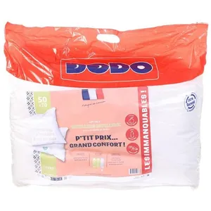 X2 Oreillers Blanc Dodo Grand confort 50x70