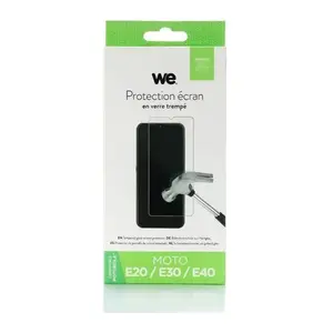 WE Verre trempé MOTOROLA E20 / E30 / E40 : Protection écran - anti-ray... pas cher