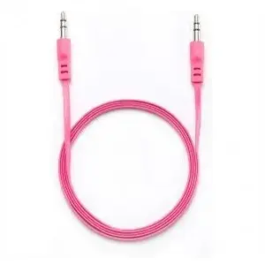 WE Câble Jack/Jack plat 1m50 fuschia pas cher