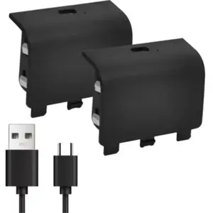 Kit Play & Charge pour 2 manettes - ONLAN - Xbox Series - Noir pas cher