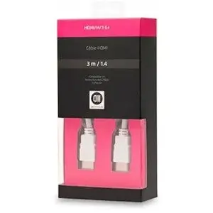 Câble HDMI 3m - D2DIFFUSION - Compatible 1.3 - Fiche Mâle OR pas cher