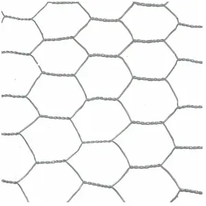 Nature - Verzinkt staal gaas - 5 x 1,5m - Grijs - 25mm mazen pas cher