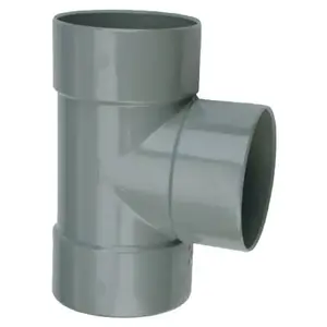 Té pied de biche PVC double Femelle 87°30 D125 - WAVIN - 3026022 pas cher