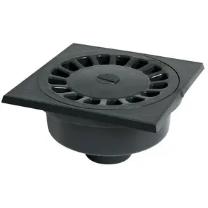 Nicoll Siphon de sol en pvc sable - 150 x 150 mm - sortie M 50 F 40 mm...Vendu parrakuten