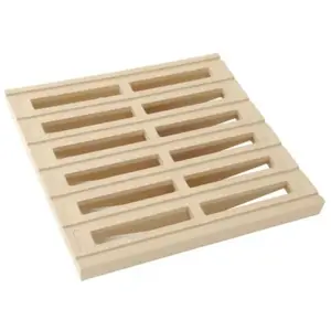 Nicoll - Grille de sol seule 25x25, sable pas cher