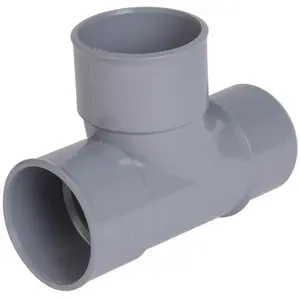 Outil de plomberie - NICOLL - TE PIED DE BICHE PVC SIMP - Blanc pas cher