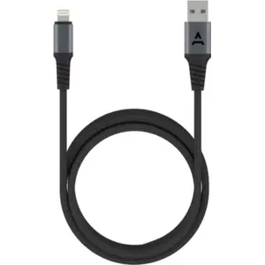 Câble Lightning ADEQWAT vers USB 3m renforcé certifié Apple pas cher