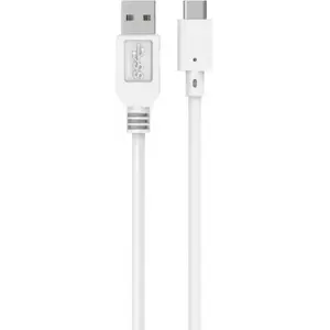 Câble USB C ESSENTIELB vers USB blanc 1m pas cher