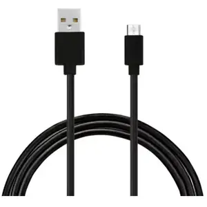 Câble micro USB ESSENTIELB vers USB noir 2M pas cher
