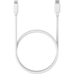 Câble Lightning ESSENTIELB vers USB-C 1m blanc certifié Apple pas cher