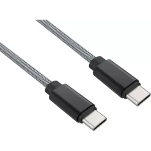 Câble USB C ADEQWAT vers USB-C gris 2m pas cher