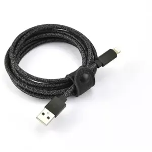 Câble Lightning ADEQWAT vers USB 2m noir certifié Apple pas cher