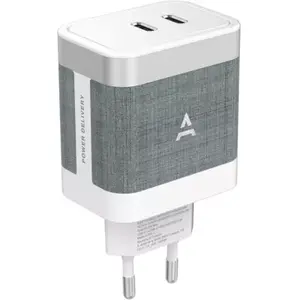 Chargeur secteur ADEQWAT USB-C x2 65W pas cher