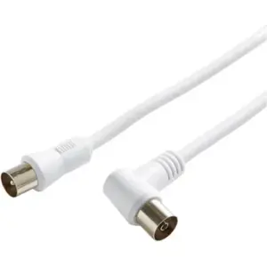 Câble antenne TV LISTO 3M - Droite-M/Coudée-F pas cher