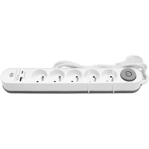 Multiprise ESSENTIELB 5 prises 16A+ port USB-C + interrupteur pas cher