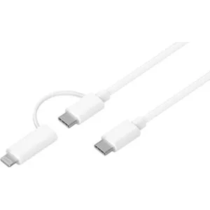 Câble Lightning ESSENTIELB 2 en 1 vers USB-C + Lightning pas cher