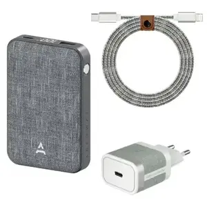 Pack ADEQWAT Powerbank+Chargeur 30W+USB-C-Lightning pas cher