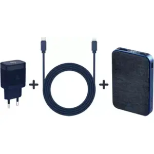 Pack ADEQWAT Powerbank + chargeur 30W+USB-C-Lightning pas cher