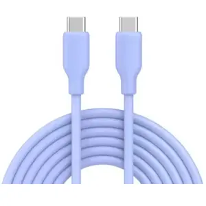 Câble de charge ESSENTIELB vers USB-C silicone 2M Violet pas cher