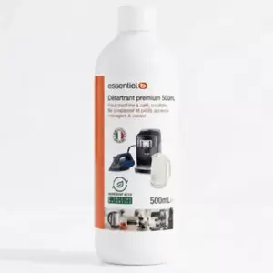Détartrant ESSENTIELB Premium 500mL multi-appareils, efficace contre le calcaire pas cher