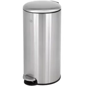 Poubelle manuelle ESSENTIELB ronde 30L avec pedale pas cher