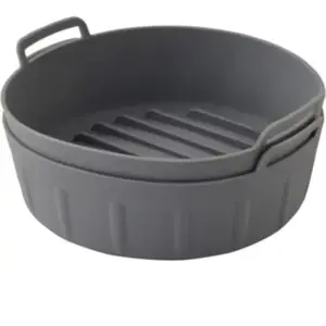 Panier ESSENTIELB Lot de 2 Ronds 20cm en Silicone Réutilisable - Moule... pas cher