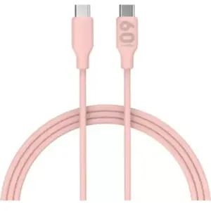 Câble USB C ESSENTIELB vers USB-C 1m rose métallisé pas cher