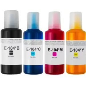 Cartouche d'encre ESSENTIELB Eco tank 104 B/C/Y/M pas cher
