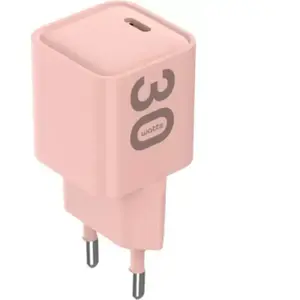 Chargeur ESSENTIELB USB-C 30W rose pas cher