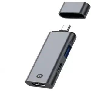 Essentielb - Hub Usb C 3 En 1 Avec Hmdi - Pd - Usb-A 3.0 pas cher